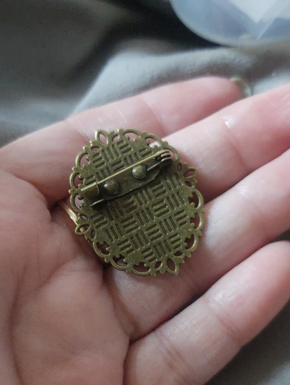 Hydrangea Portrait Brooch